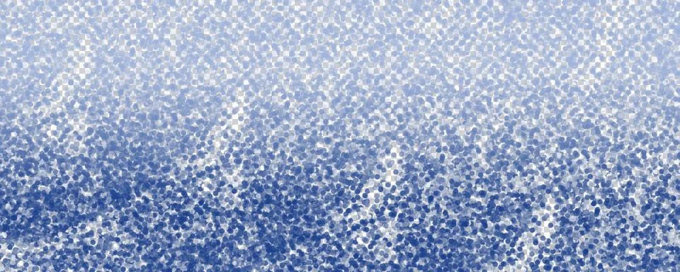 Abstract Blue Background with White Textured Spots Pattern PNG Isolated Stock Illustration