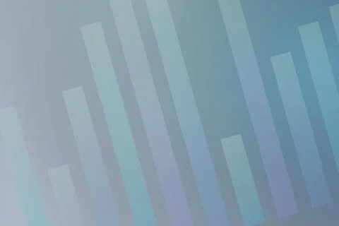 Abstract blue bar chart with data lines and background Stock Photos