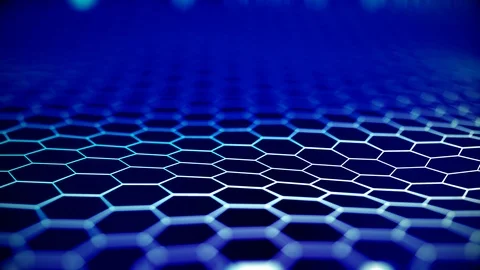 Abstract blue beautiful octagon background. Technologically. Stock Footage 125044867