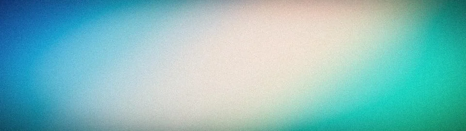 Abstract blue beige teal gradient background wide format grainy texture wal.. Stock Illustration