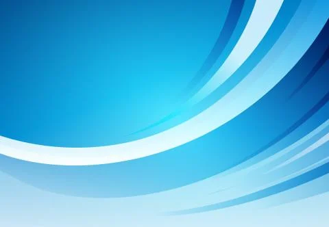 Abstract blue bending line background Stock Illustration