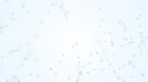 Abstract blue blurred geometry wireframe network and connecting dot in spa... Foto stock