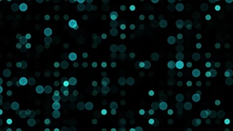 Abstract Blue Blurred Light Particles Animation Background, Dreamy Soft Glo.. Stock Footage 307775933