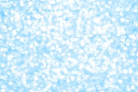 Abstract blue bokeh background, defocused blurred sparkles Stock Illustration