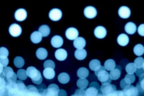 Abstract Blue Bokeh Background. Stock Photos