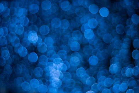 Abstract blue bokeh background 写真素材
