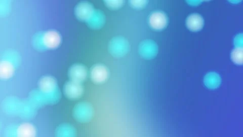 Abstract Blue Bokeh Background with Soft Floating Orbs Vídeos de archivo 332039262