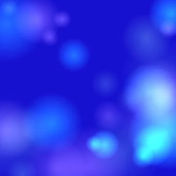 Abstract Blue Bokeh Background with Soft Glowing Light Circles and Purple B.. Stock Illustration