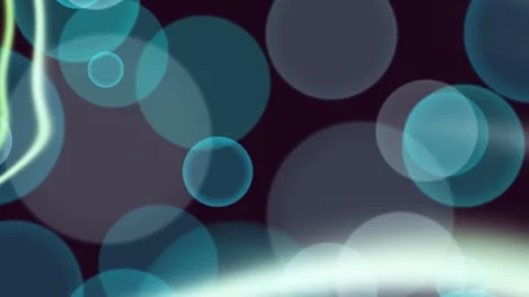 Abstract Blue Bokeh Background with White Lines. Stock Footage 330925989