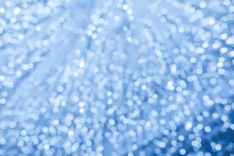 Abstract blue bokeh circles for Christmas background Fotos de archivo