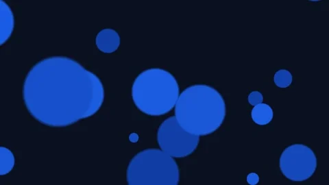 Abstract blue bokeh lights create a mesmerizing, dreamy background Stock Footage 325772011