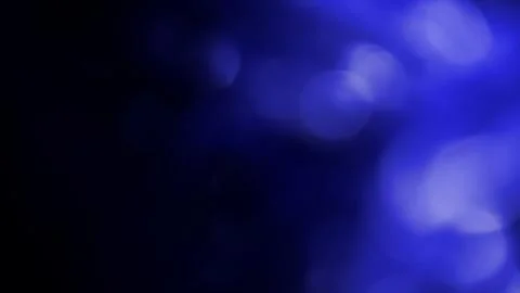 Abstract Blue Bokeh Lights on Dark Background Noise Blur Grainy Effect Stock Illustration