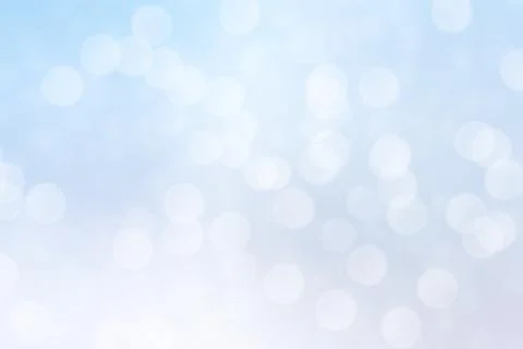 Abstract blue bokeh lights effect, soft blurred background Stock Illustration