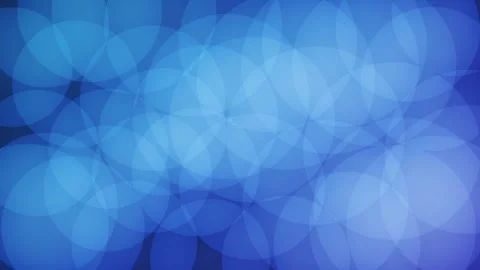 Abstract Blue Bokeh Oval Motion Background, Animated Soft Glowing Circles Stock Footage 341754667
