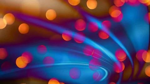 Abstract blue bokeh summer background Stock Footage 88591667