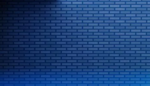 Abstract blue brick wall texture background イラスト素材