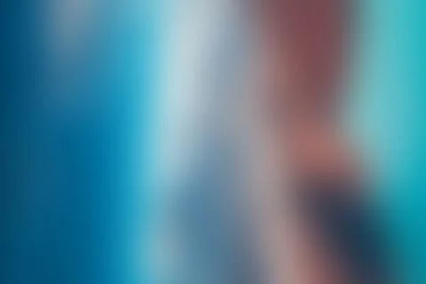 Abstract blue brown gradient background in bright blurred rainbow pastel col Stock Illustration