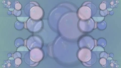 Abstract Blue Bubbles Background Animation. Stock-Footage 329927191