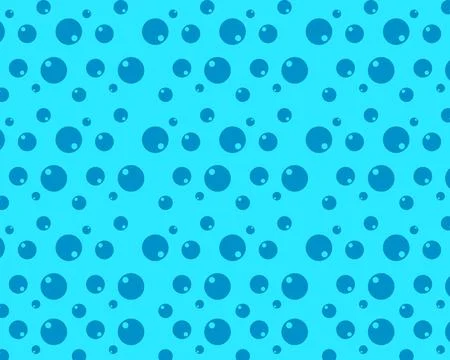 Abstract blue bubbles background Stockillustratie