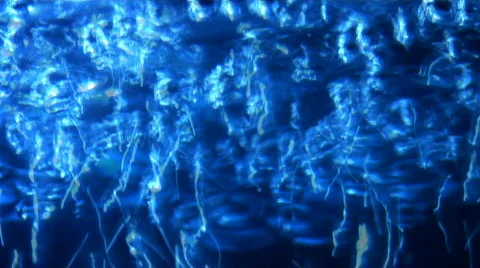 Abstract Blue Bubbling Water Texture Stock Footage 371765