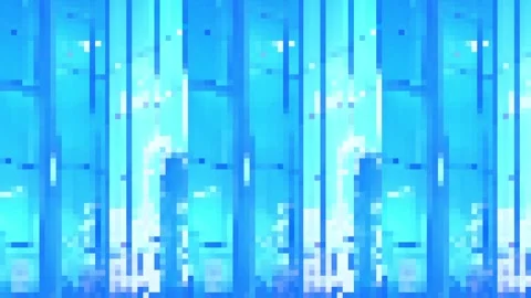 Abstract blue business background with lines Stock Footage 280510612