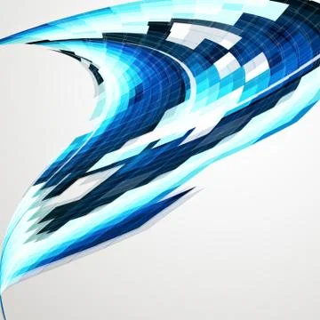 Abstract blue business background. vector. Stock Illustration