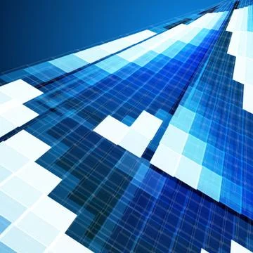 Abstract blue business background. vector. Illustrazione stock