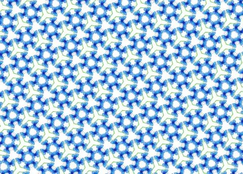 Abstract blue butterflies pattern background Stock Illustration