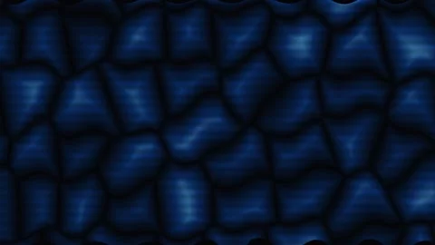 Abstract blue cell patterns ripple and glow with subtle light movement for .. Stock Footage 341543151