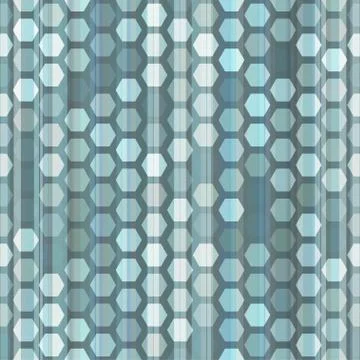 Abstract blue cells seamless Illustrazione stock