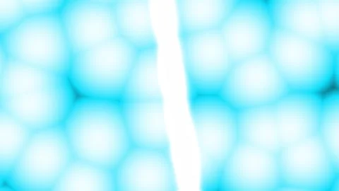 Abstract blue cellular structure with bright white light streaks during a s.. Stock Footage 341691774