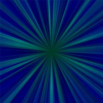 Abstract blue centralized background of regular rays Stock Illustration