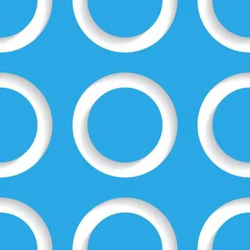 Abstract blue cerulean seamless pattern background backdrop soft circle sha.. Stock Illustration