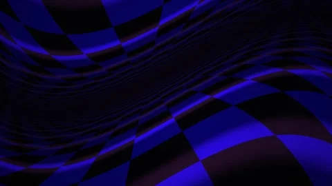 Abstract Blue Checkered Pattern Background. Stock Footage 334411293