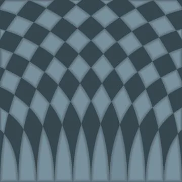 Abstract blue checkered pattern background Stock Illustration