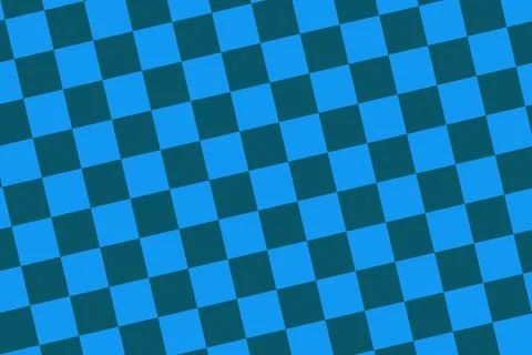 Abstract blue checkered pattern with geometric squares Illustrazione stock