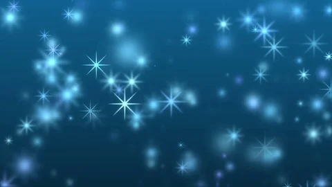 Abstract Blue Christmas motion background. Sparkles and round glitter bokeh Видео 83724380