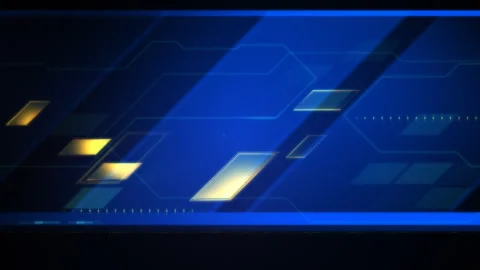 Abstract Blue Chrome background corporate Blue HD Background Stock Footage 280233687