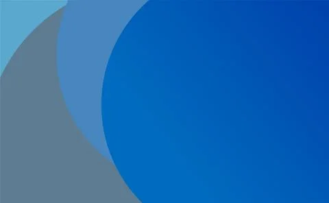 Abstract Blue Circle Background With Overlapping Gradient Shapes for Modern.. Stock Illustration