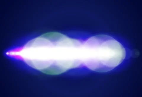 Abstract blue circle bokeh background. Stock Illustration