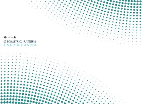 Abstract of blue circle dot pattern background. Stock Illustration