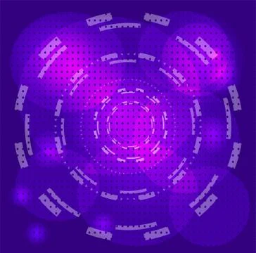 Abstract blue circle dots background Stock Illustration