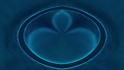 Abstract Blue Circle Pattern Stock Footage 289113644