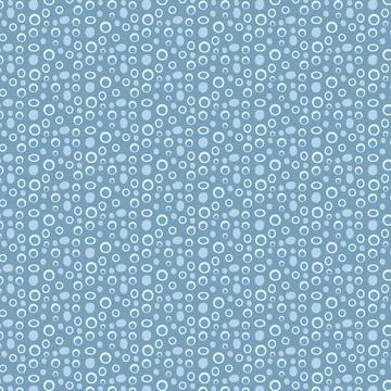 Abstract Blue Circle Pattern Stock Illustration