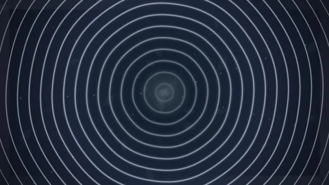 Abstract blue circle ripple pattern for modern background video Stock Footage 346005172