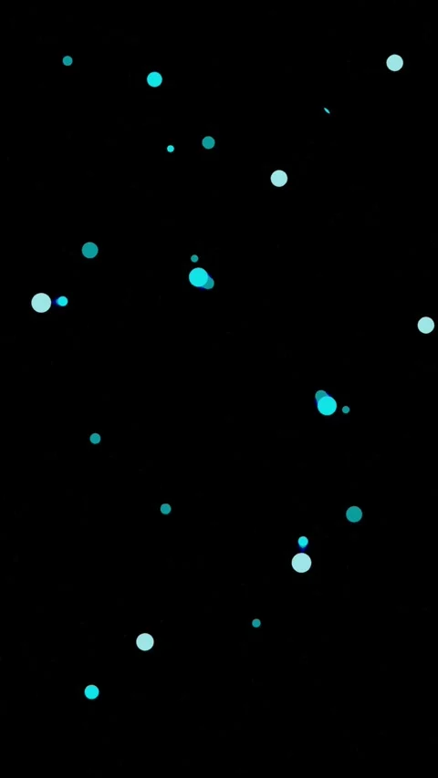 Abstract Blue Circles and Lines Floating Motion Background Stock Footage 337999124