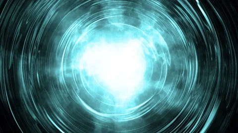 Abstract blue circles background animation loop Stock Footage 54156483