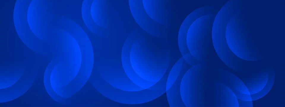 Abstract blue circles background vector Illustrazione stock