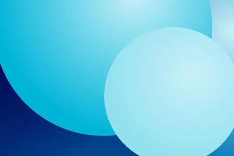 Abstract blue circles on dark background for technology Stock Illustration