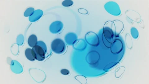 Abstract Blue Circles Stock Footage 289109505